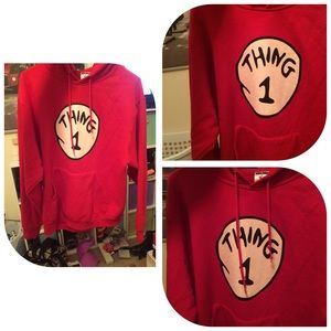 Thing 1 pull over hoodie