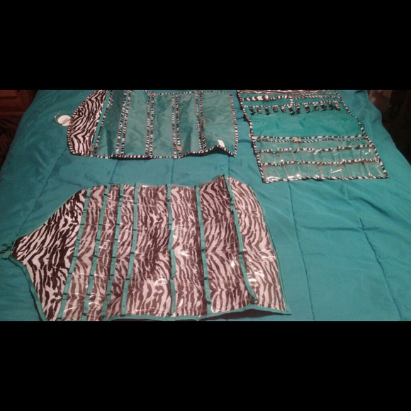 Jewelry - Hanging Jewelry Zebra Print Storage