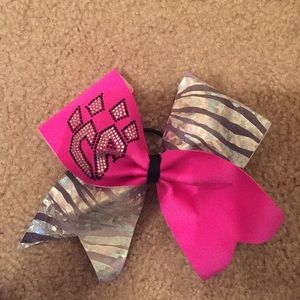 Cheer athletics pink bow🎀