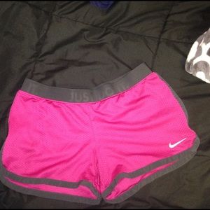 Nike shorts pink!