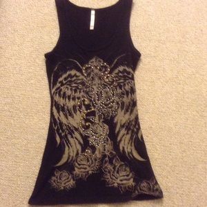 Glitzy tank top