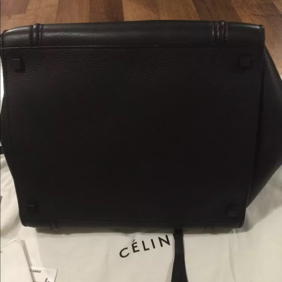 Celine black phantom luggage calfskin - Picture 3 of 4