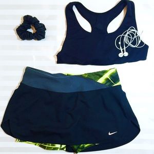 Nike dri-fit running skirt