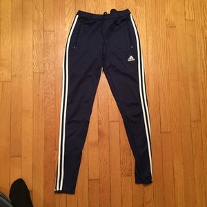 Navy adidas pants