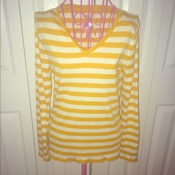 Striped V-Neck Shirt