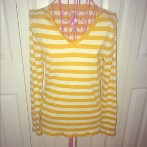 Striped V-Neck Shirt