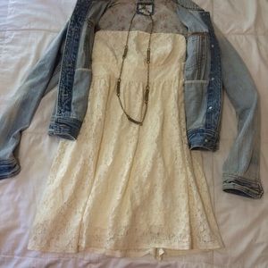 Forever 21 Strapless Lace Dress