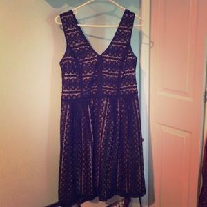 Loft Black Lace Dress