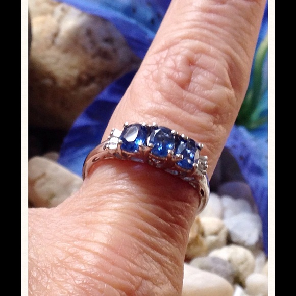 Kyanite, Diamond Ring - Picture 2 of 4