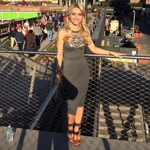 Express midi length dress