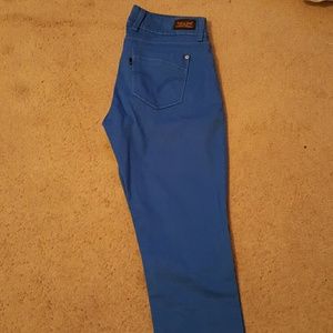 Blue Curvy 529  skinny leg Levi jeans size 10M