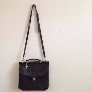 Jack Georges Brown Leather Messenger Bag