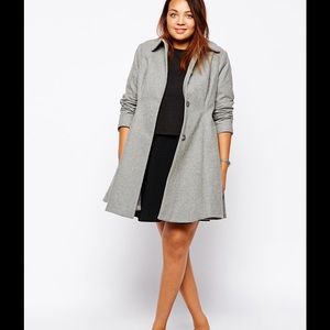 NWOT ASOS Dolly Skater Coat