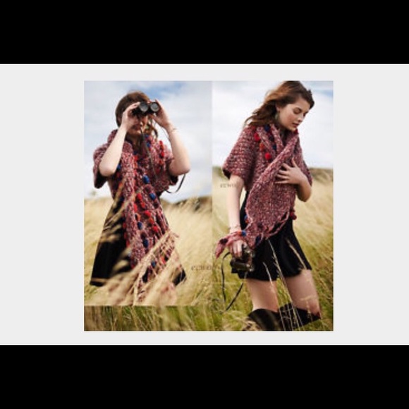 Sale Anthropologie Pom Wrap sweater by Dollie XS/S - Picture 3 of 3