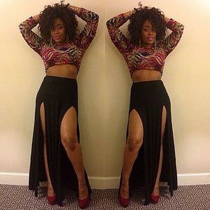 Double slit Urben Outfitters skirt