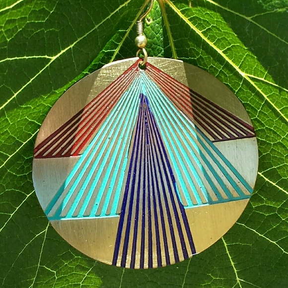 📘Mata Traders📘 Pinnacle Point Earrings - Picture 2 of 3