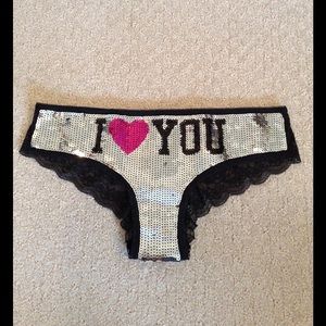 VS PINK I ❤️YOU Panties