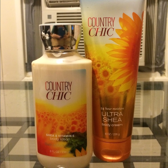Bath and Body Works Country Chic lotion pair