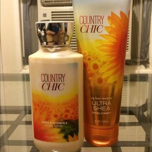 Bath and Body Works Country Chic lotion pair
