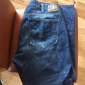 Mens Silver Jeans Nash 40x30