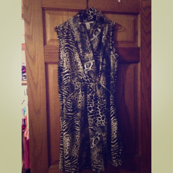 Jennifer Lopez dress. Size medium. Animal print