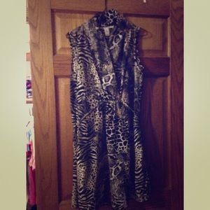 Jennifer Lopez dress. Size medium. Animal print