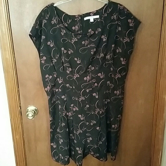LC Bow Patterned Romper