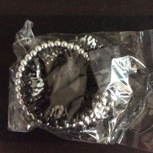 Black set of bracelets