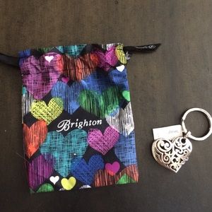 NWT Brighton Heart Keychain