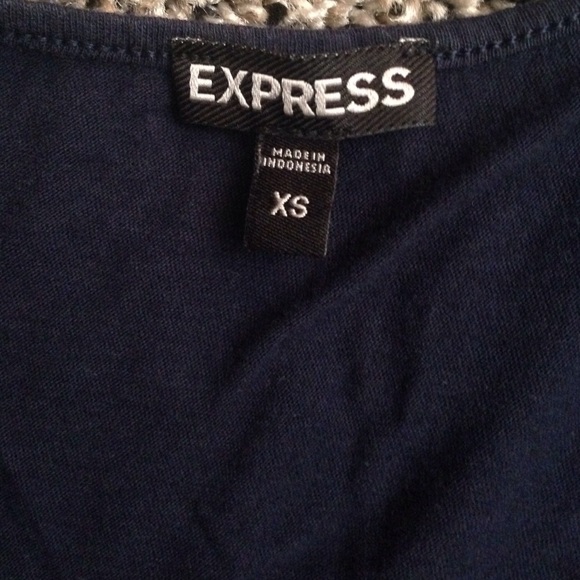 Express Lace Ruffled Tank - Picture 2 of 2