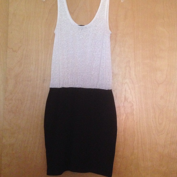 White tank body con dress