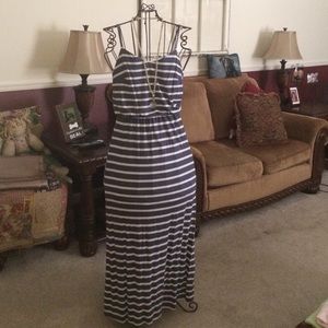 Striped maxi