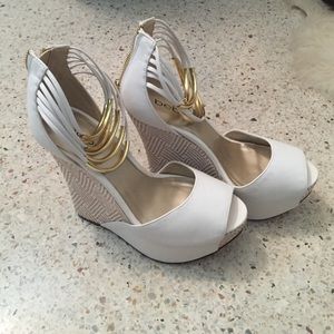 Brand new bebe wedges