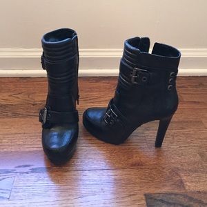 Nine West disheveled boots