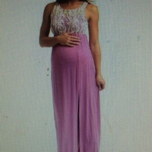 Never worn orchid lace maxi maternity pregnancy
