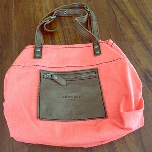 A orange by Liebeskind purse