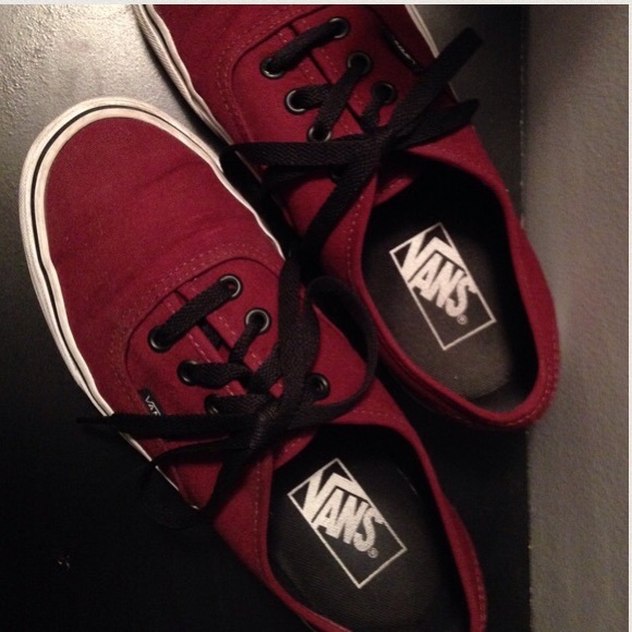 Oxblood Vans