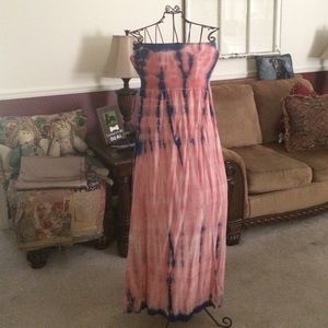 Maxi tie dye  skirt