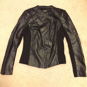 Bebe Leather Motorcycle Jacket Size S