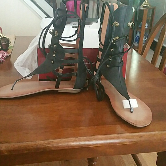 Lillian lace up gladiator sandals - Picture 3 of 3