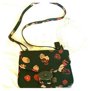 Coach Page Shoulder Bag (Floral Print Leather)