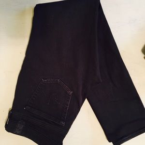 AG the stilt cigarette jeans in black