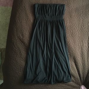 GUC Banana Republic black strapless dress