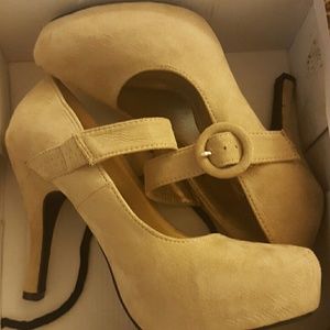 Cream heels