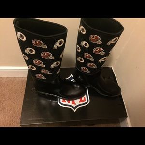 Women's Size 10 Washington Redskins Rain Boots!