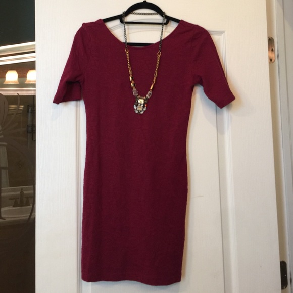 H&M Dresses & Skirts - Wine Colored Mini Dress