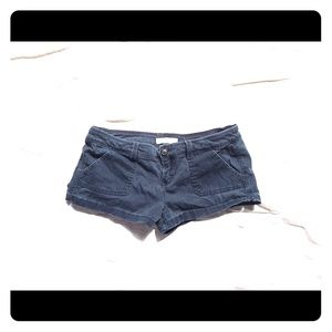 Hollister low rise navy shorts