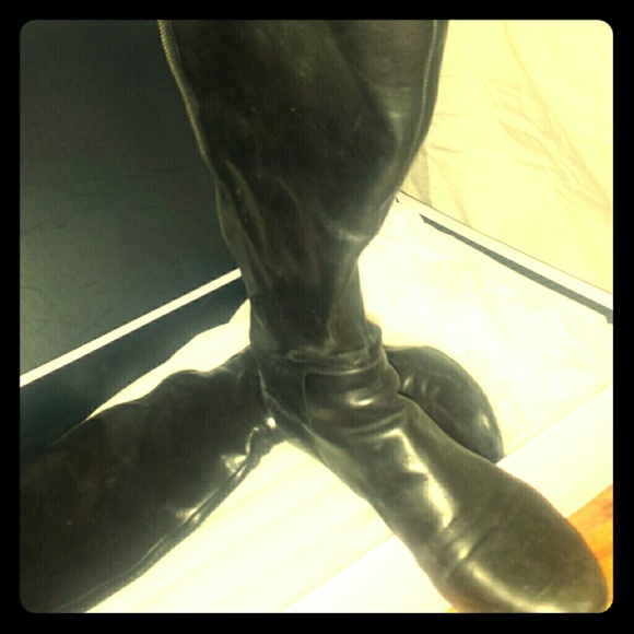 Vera Wang lavender collection over the knee boots