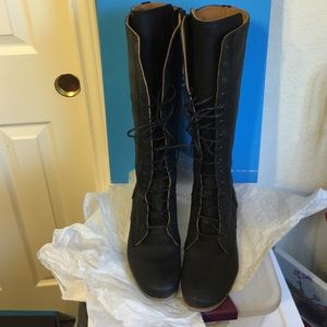 John Fluevog Leather Boots For Size 8!
