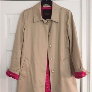 **SOLD**  Coach Trench Coat with Signature Lining